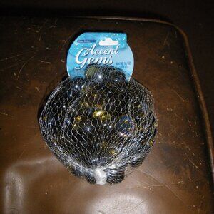 Glass Gems Dome Vase Filler Decorative Beads Marble Pebbles Stones Craft Decor